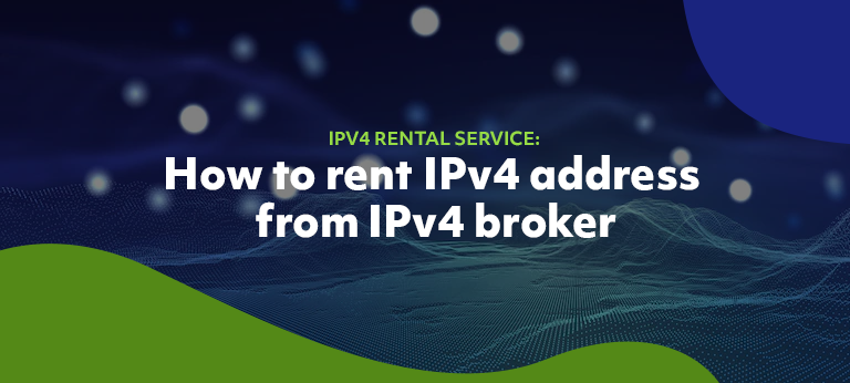 rent IPv4 address price