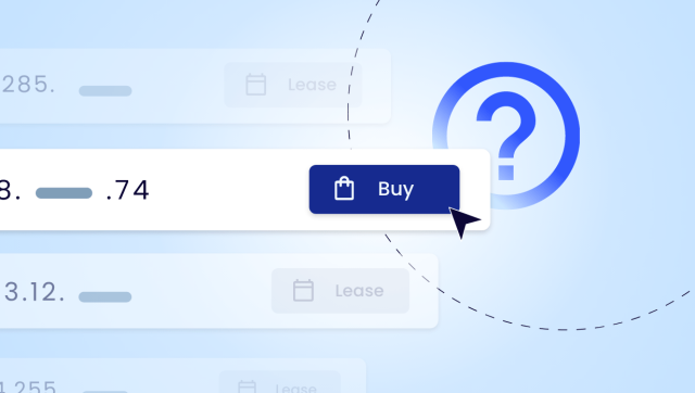 Purchase IP Addresses for IPv4